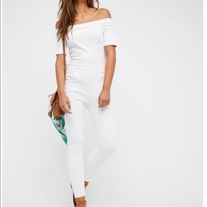 Free people off the shoulder romper (jumpsuit)